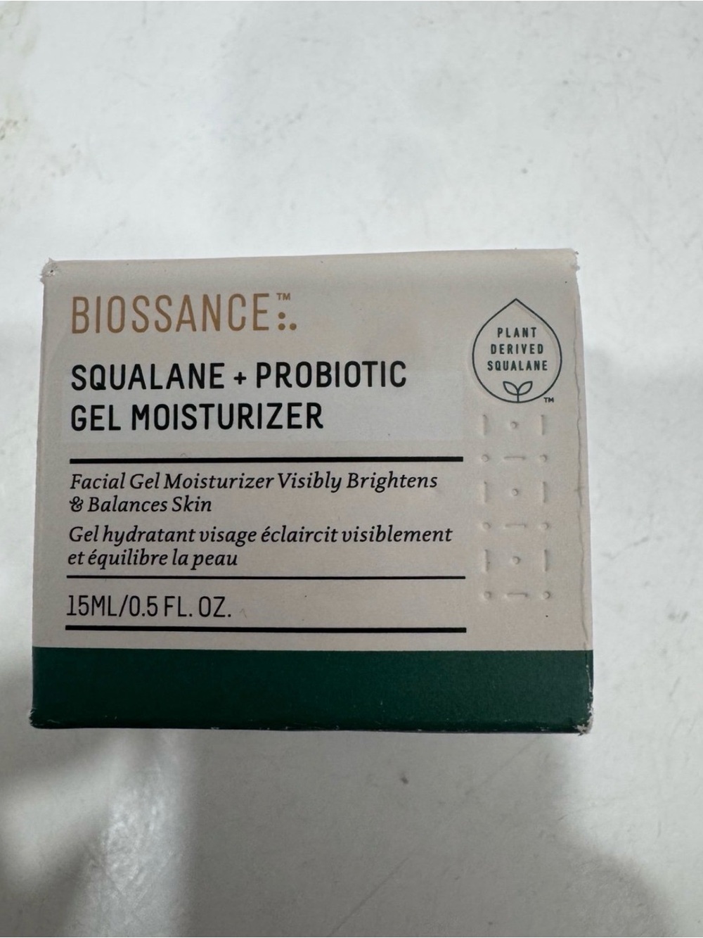 New Biossance Gel Moisturizer